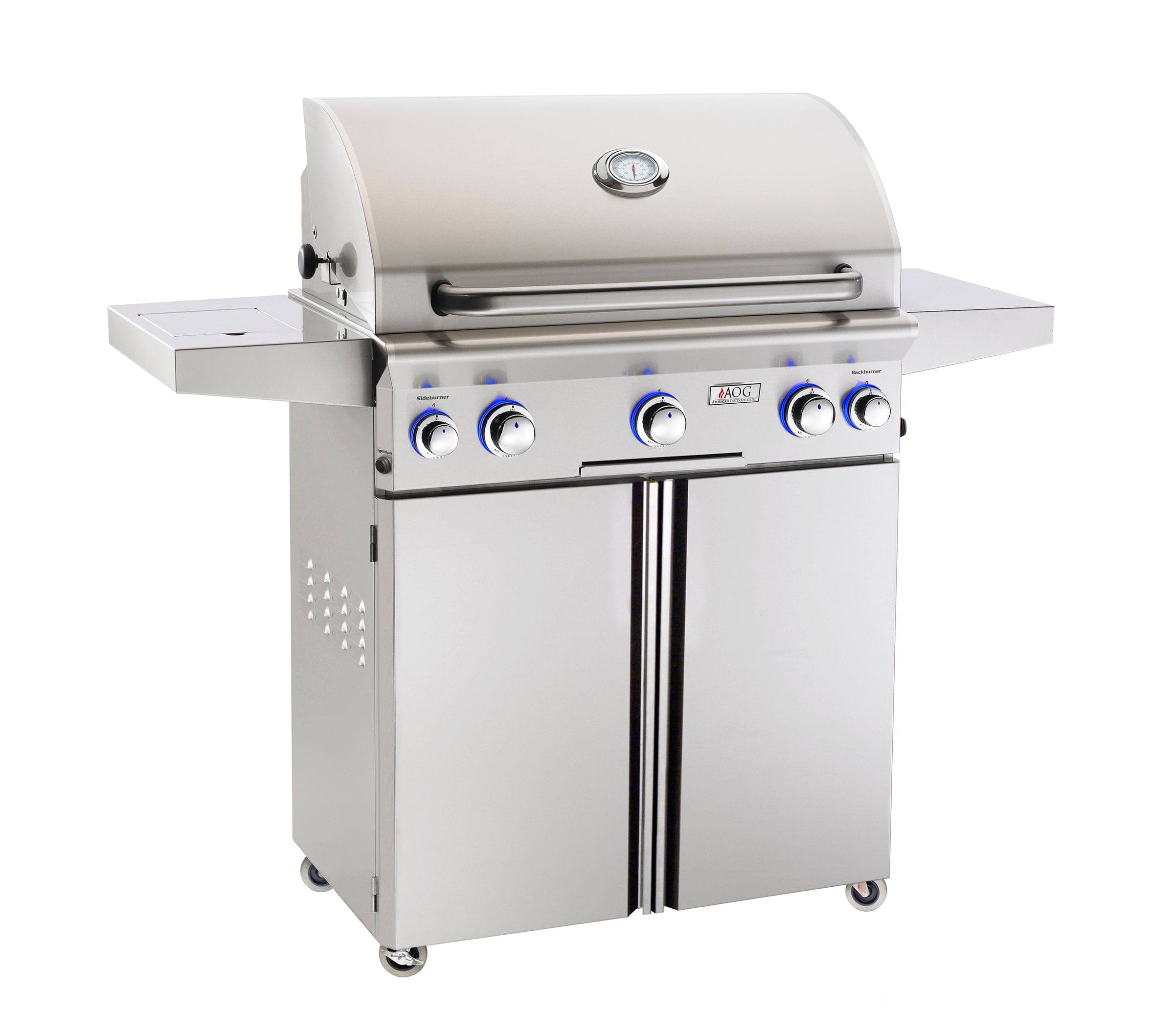 American Outdoor Grill L-Series 36" Portable Grill With Rotisserie & Single Side Burner