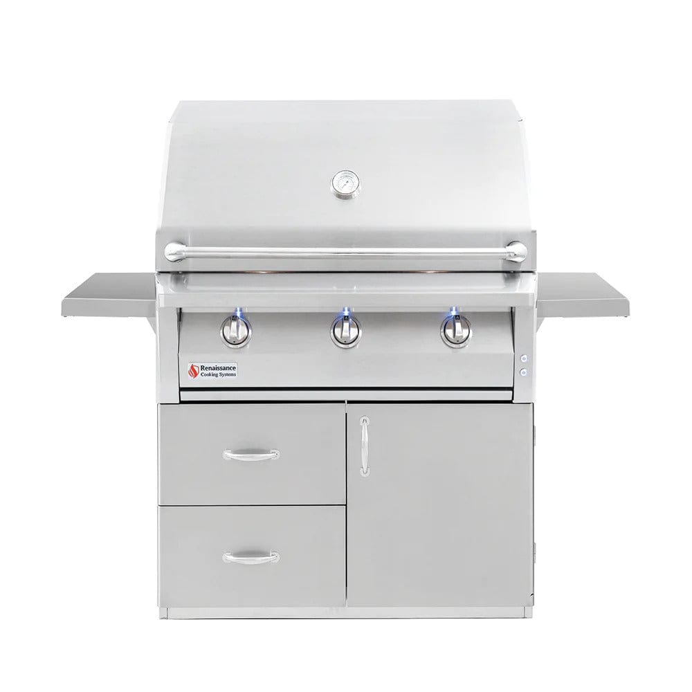 American Renaissance Grill by RCS 36" 3-Burner Freestanding Grill