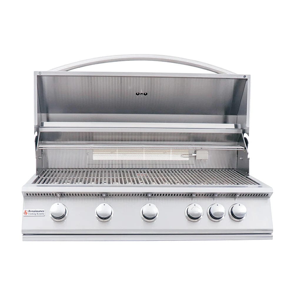 RCS Premier Series 40" 5-Burner Freestanding Grill w/ Rear Infrared Burner