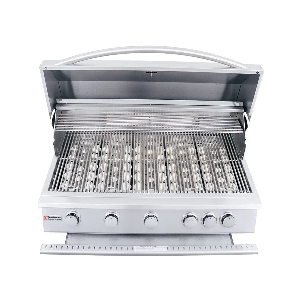 RCS Premier Series 40" 5-Burner Freestanding Grill w/ Rear Infrared Burner